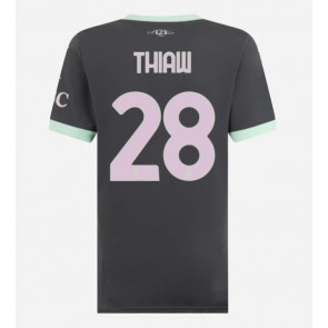 AC Milan Malick Thiaw #28 Dámské Alternativní Dres 2024-25 Krátký Rukáv